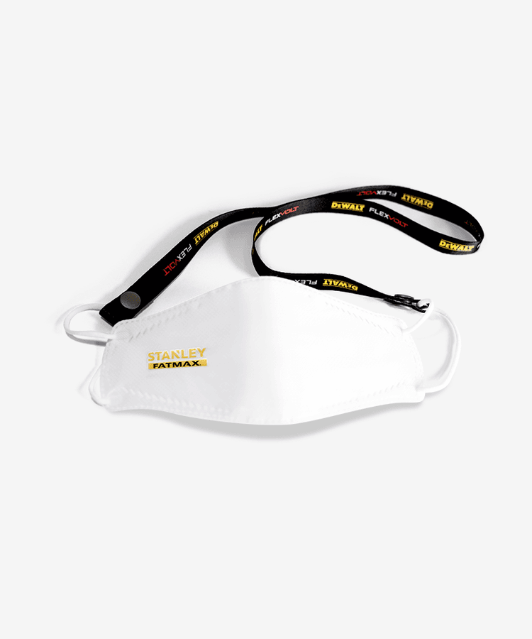 브랜드 레터링 마스크 스트랩 & 로고 각인 마스크