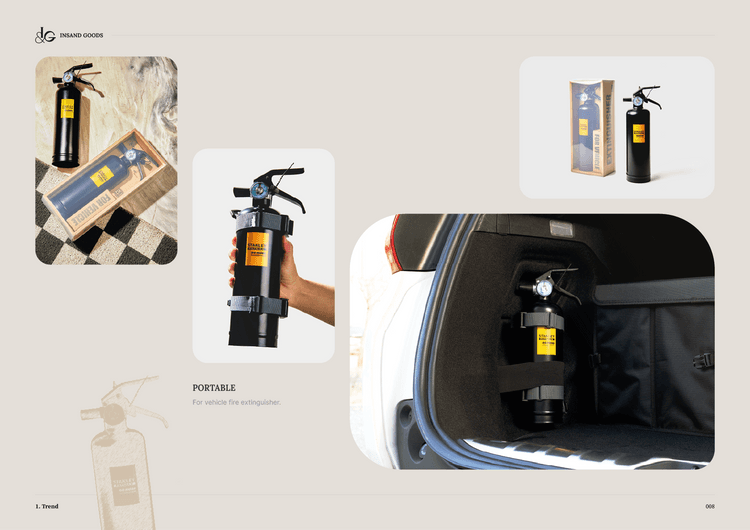 트래블링 차량용 소화기