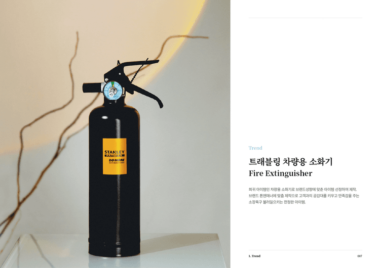 트래블링 차량용 소화기